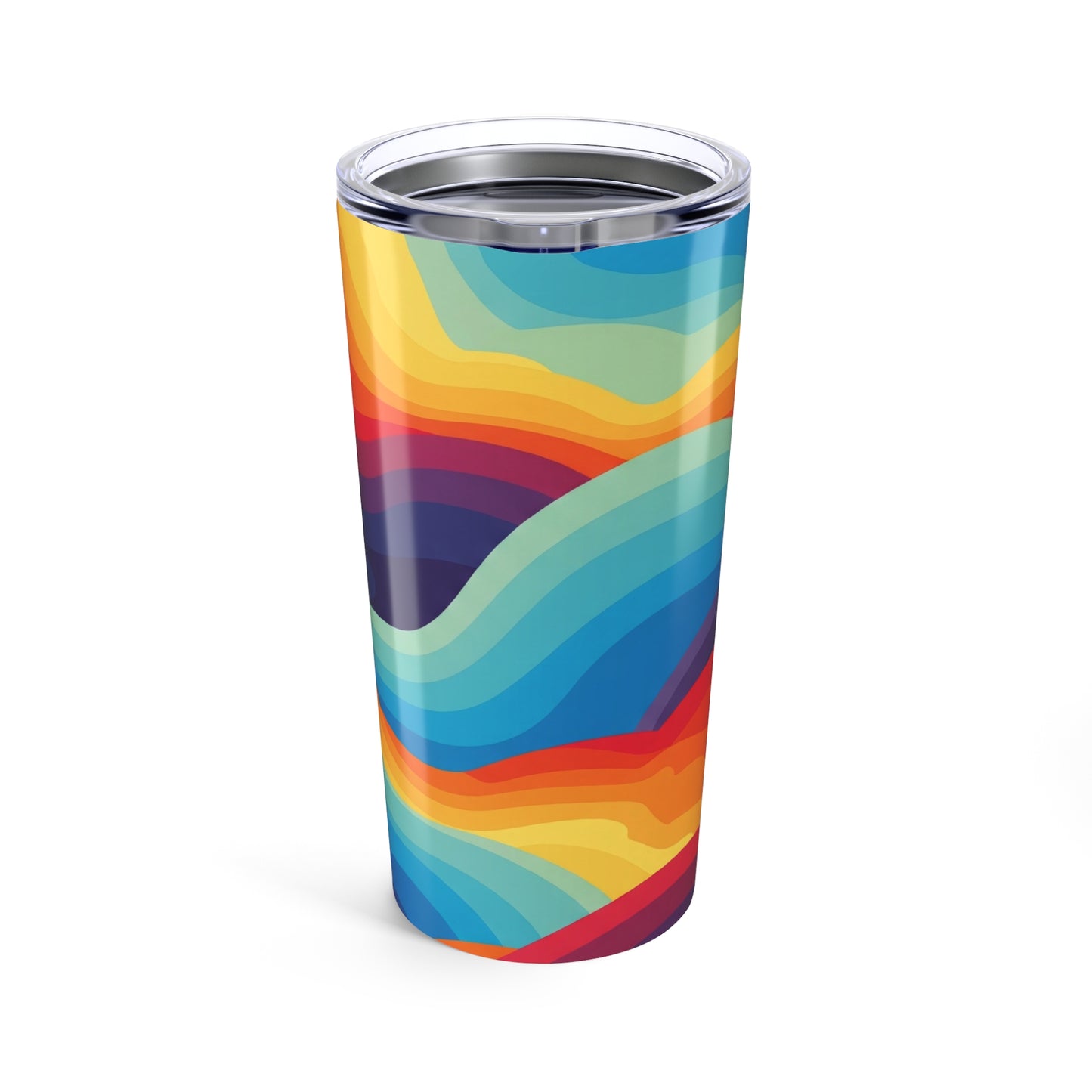 20oz Stainless Steel Tumbler With Double Wall Vacuum Insulation Spill Resistant BPA Free And Vibrant Printed Design