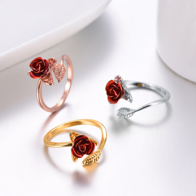 Gold Plated Rose Bracelet For Women Rose Gold Brass Jewelry Delicate Design Fashion Gift Idea Everyday Charm X