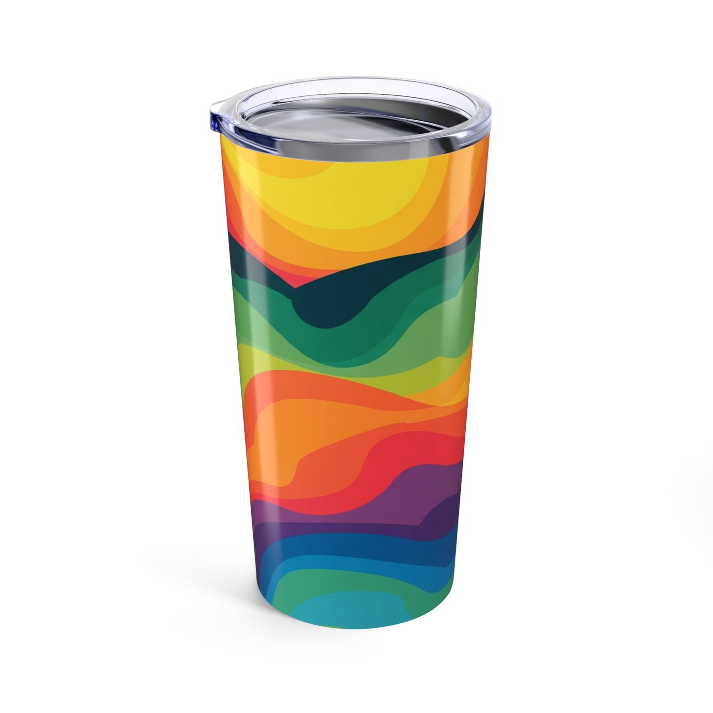 20oz Stainless Steel Printed Tumbler With Double Wall Vacuum Insulation Spill Resistant BPA Free Durable Hot Cold