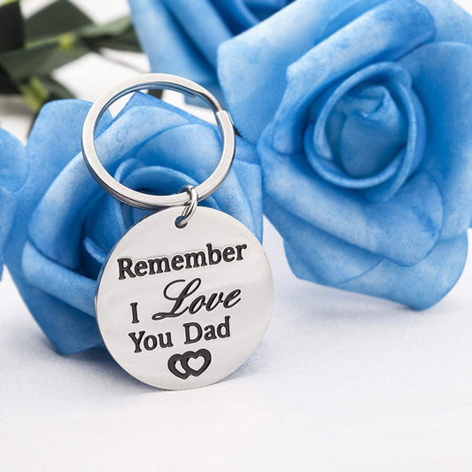 Titanium Steel Key Ring Laser Engraved Pendant Polished Mirror Finish Rust Resistant Eco Friendly Gift Durable