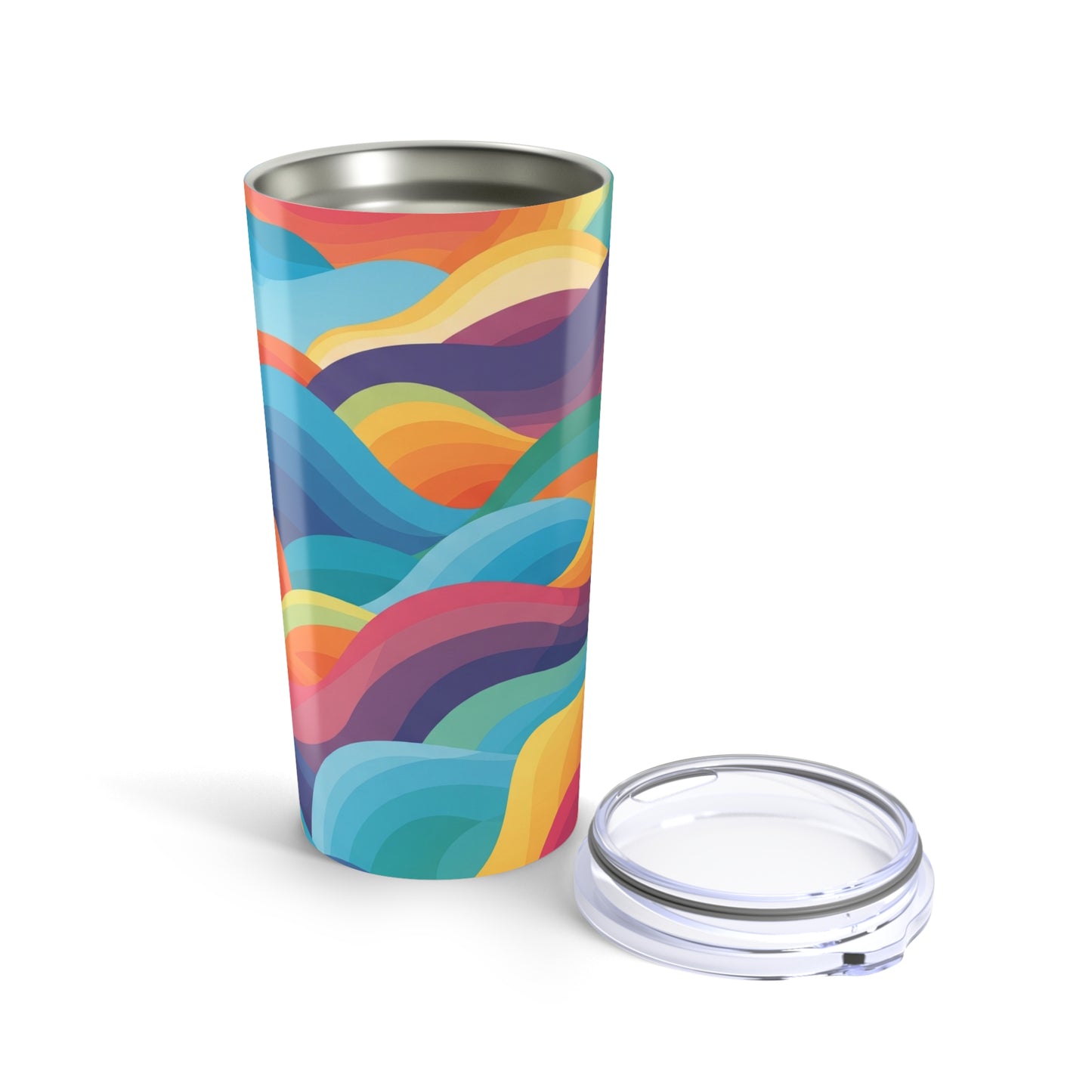 20oz Stainless Steel Tumbler With Double Wall Vacuum Insulation And Leak Proof Lid Travel Mug For Hot Or Cold