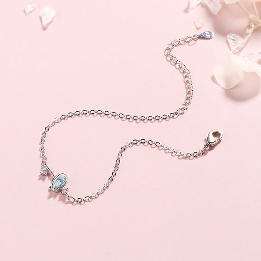 Copper Star Grid Bracelet With Zircon Inlay Celestial Jewelry For Women Planet Inspired Design Timeless Charm