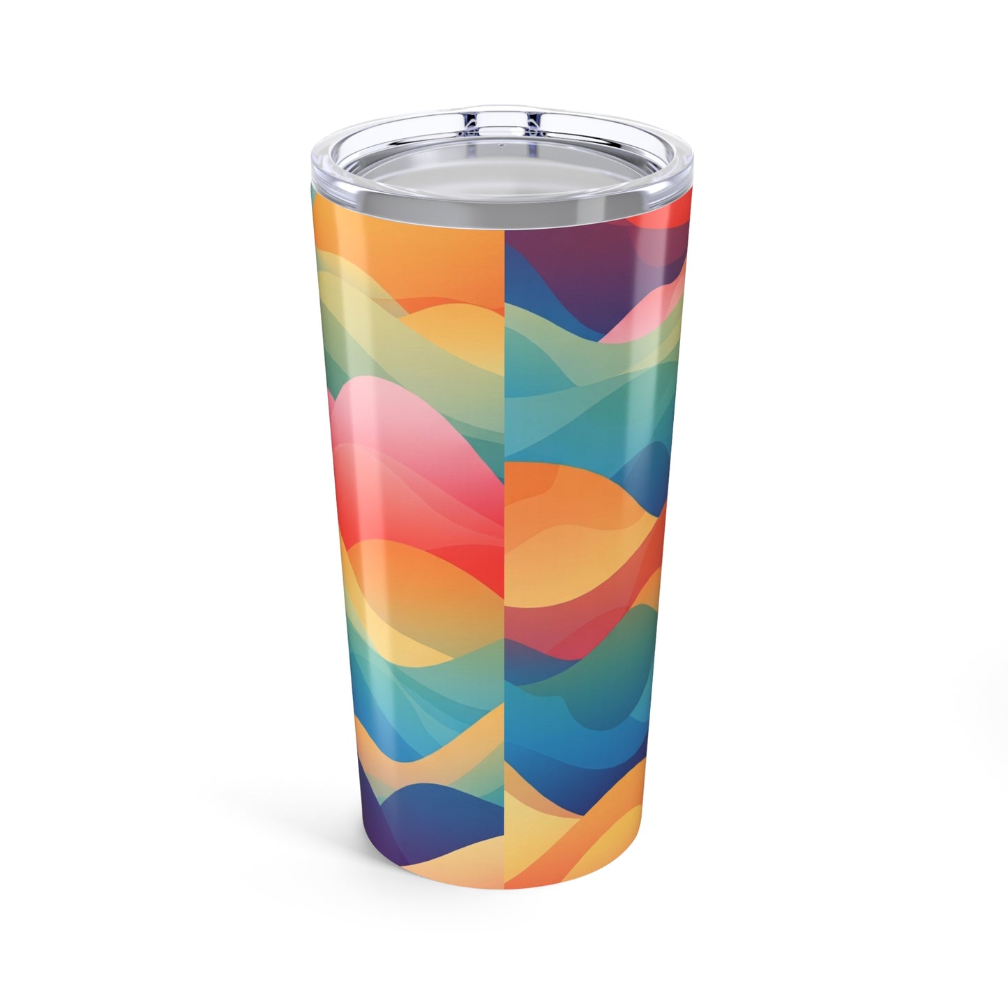 20oz Stainless Steel Tumbler With Double Wall Vacuum Insulation Travel Mug Spill Resistant Hot Cold Printed Art