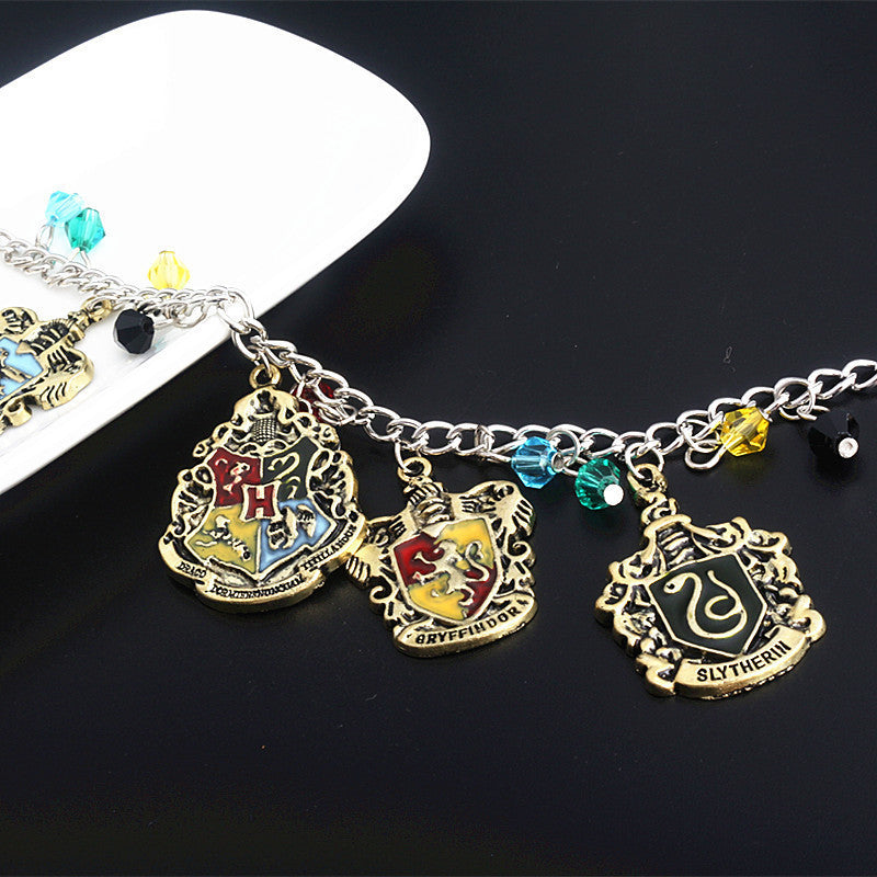 Cartoon Character Bracelet With Faux Gemstones Alloy Electroplated Vintage Style For Women Retro Style Jewelry