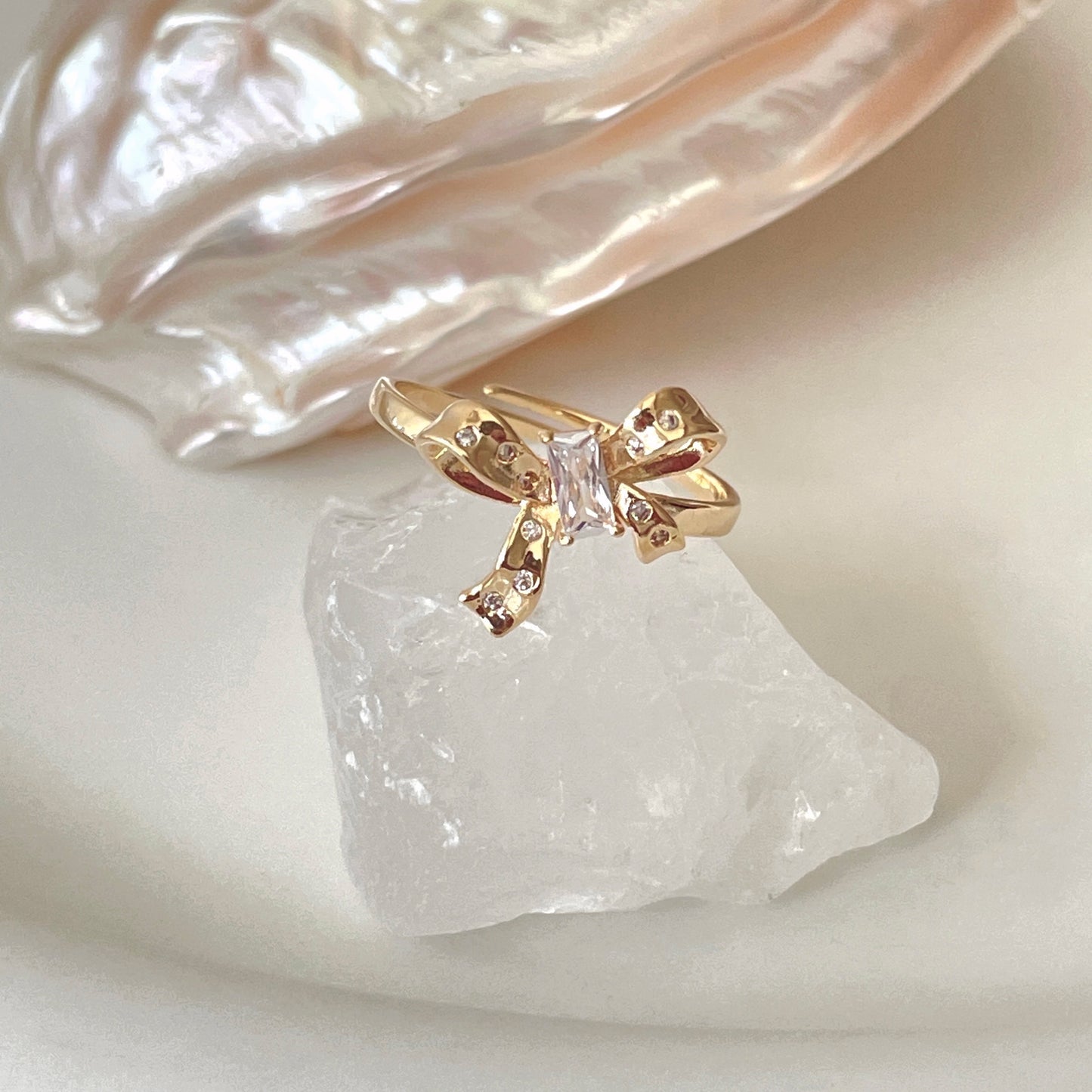 Geometric Women Rings Set Adjustable Alloy Electroplated Fashion Jewelry Ring Set Beige Purple Drip Glazed Set
