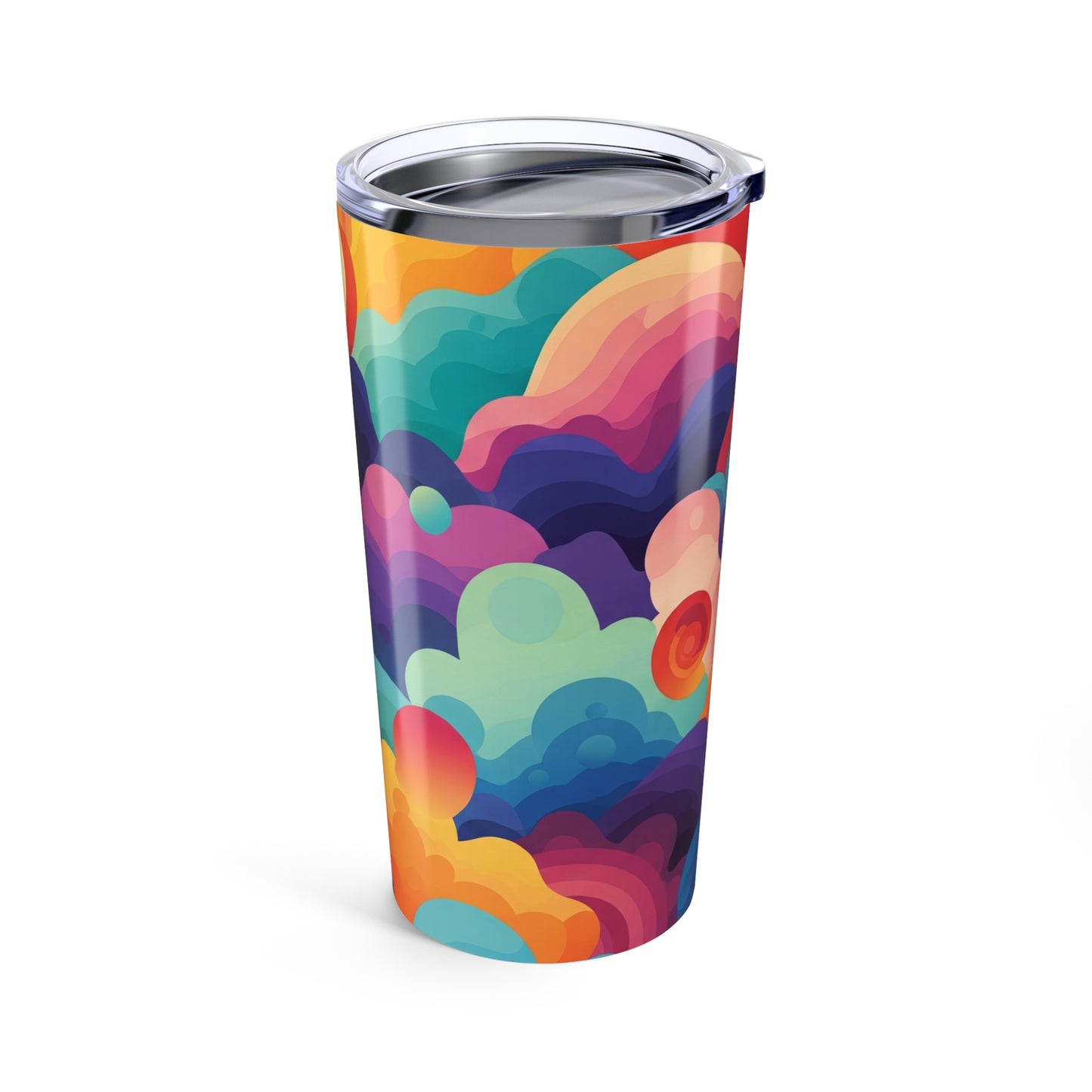 20oz Stainless Steel Travel Mug Double Wall Vacuum Insulated Spill Resistant Printed Durable For Hot And Cold