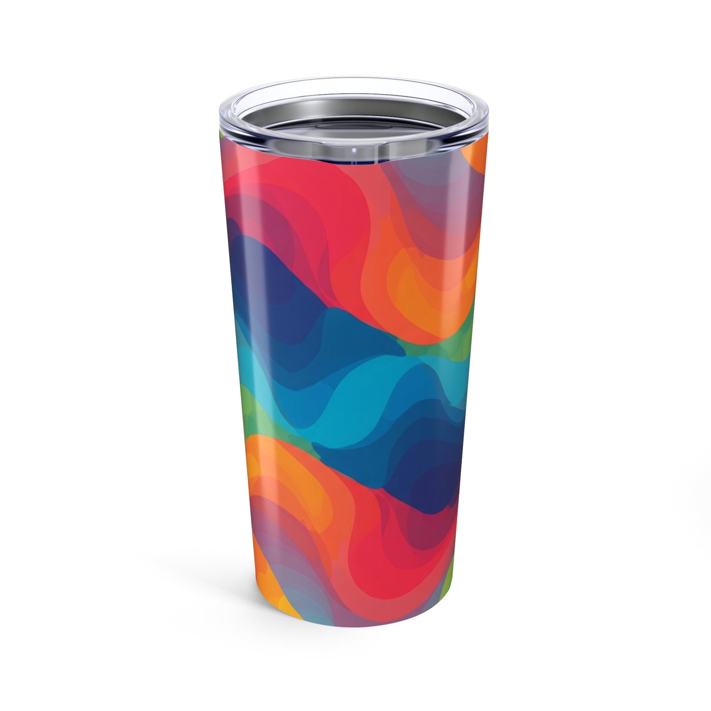 20oz Stainless Steel Tumbler With Printed Art And Double Wall Vacuum Insulation Leak Proof For Hot Or Cold