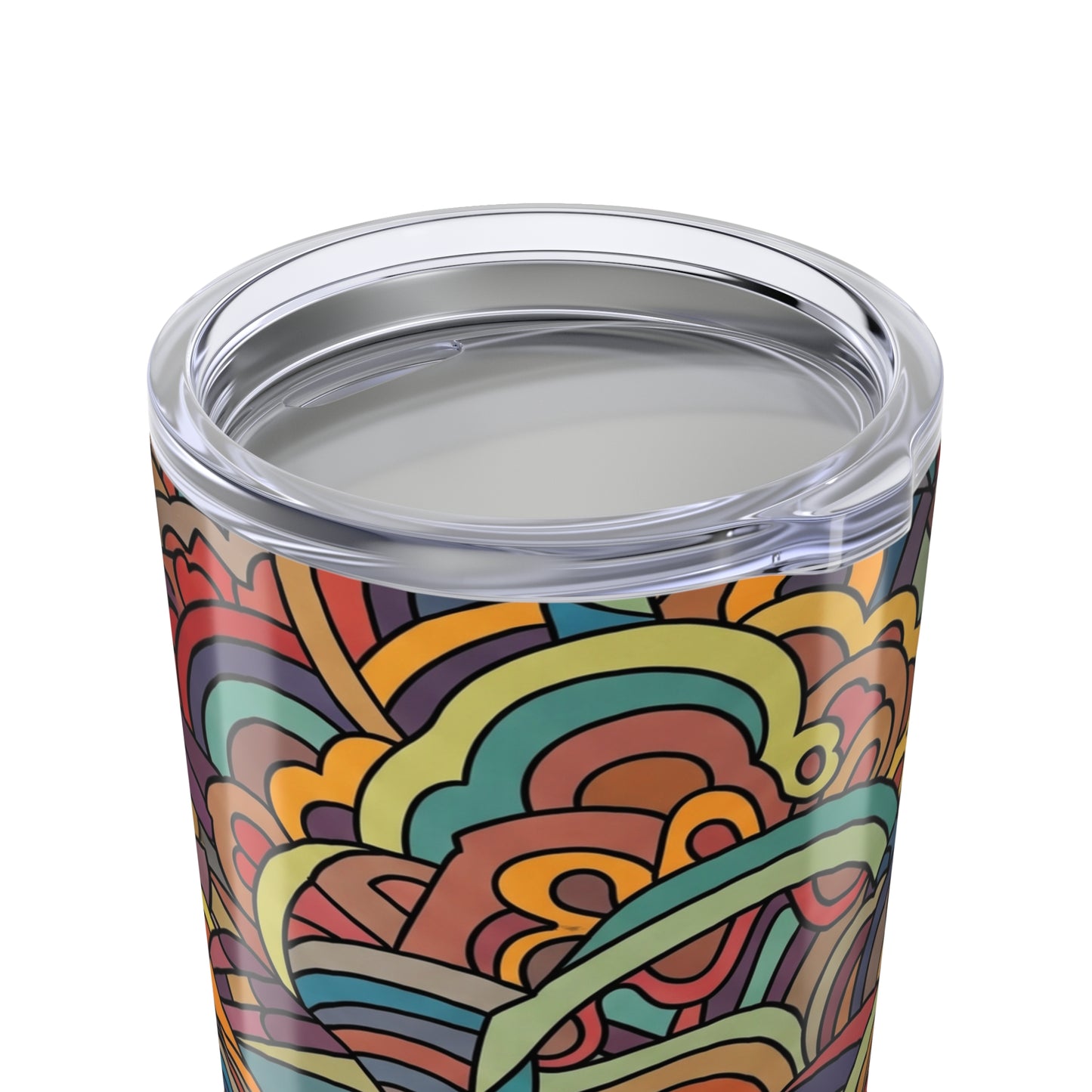 20oz Stainless Steel Tumbler With Unique Printed Art Double Wall Vacuum Insulated Spill Resistant BPA Free Hot Cold