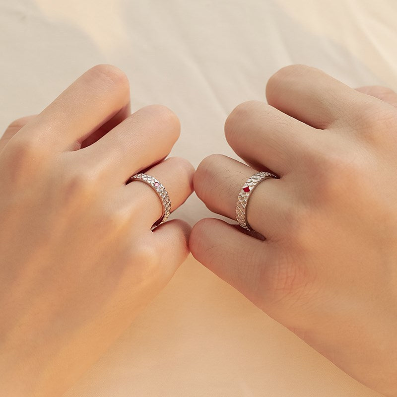 Adjustable Zodiac Couple Rings Copper Matching Jewelry