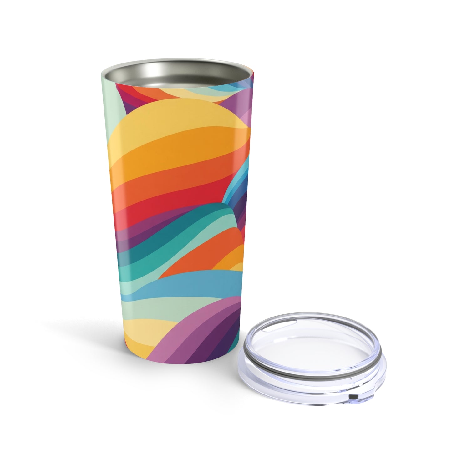 20oz Stainless Steel Tumbler With Double Wall Vacuum Insulation Leak Proof Printed Travel Mug For Hot Or Cold