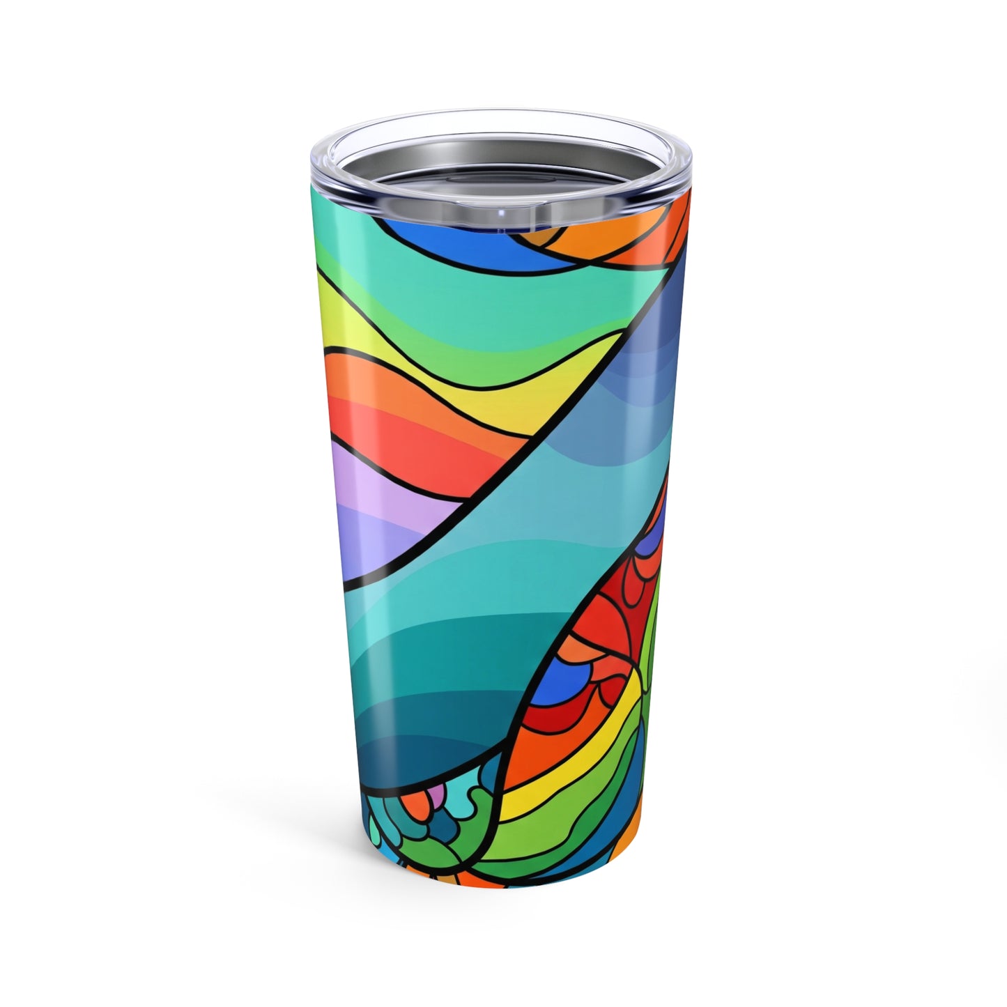 20oz Stainless Steel Tumbler With Double Wall Vacuum Insulation Leak Proof Travel Mug For Hot Or Cold Beverages