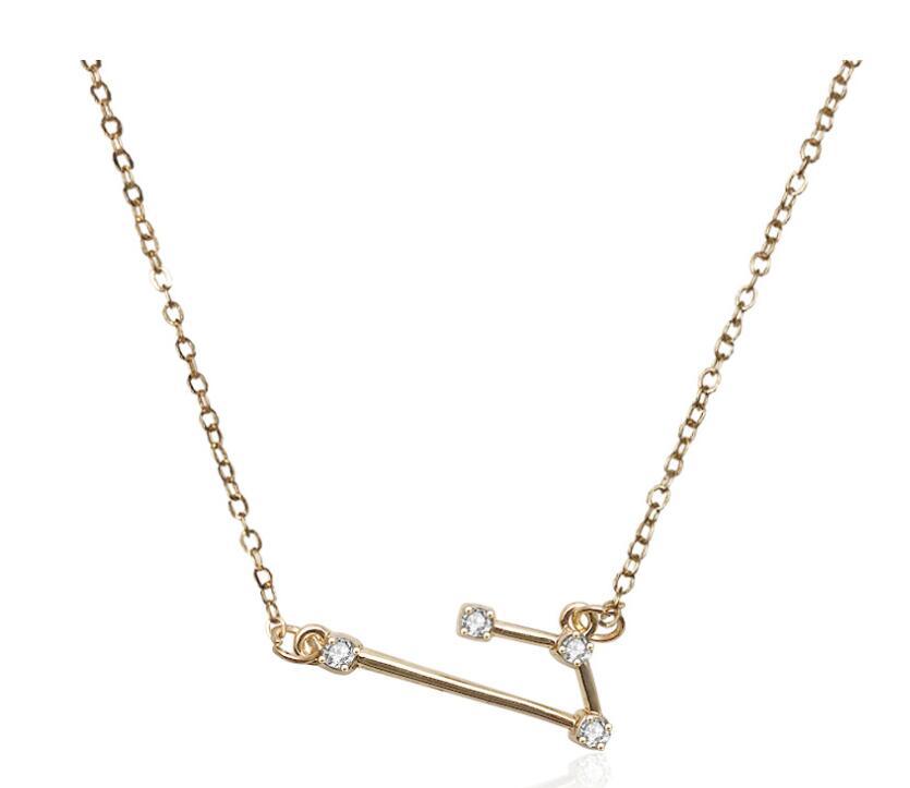 Crystal Constellation Bracelet For Women And Girls Adjustable Length Extender Chain Alloy Charm Everyday Style