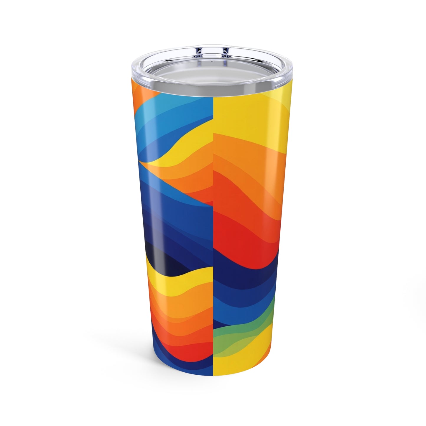 20oz Stainless Steel Printed Tumbler With Double Wall Vacuum Insulation Spill Resistant Durable Thermal Drink