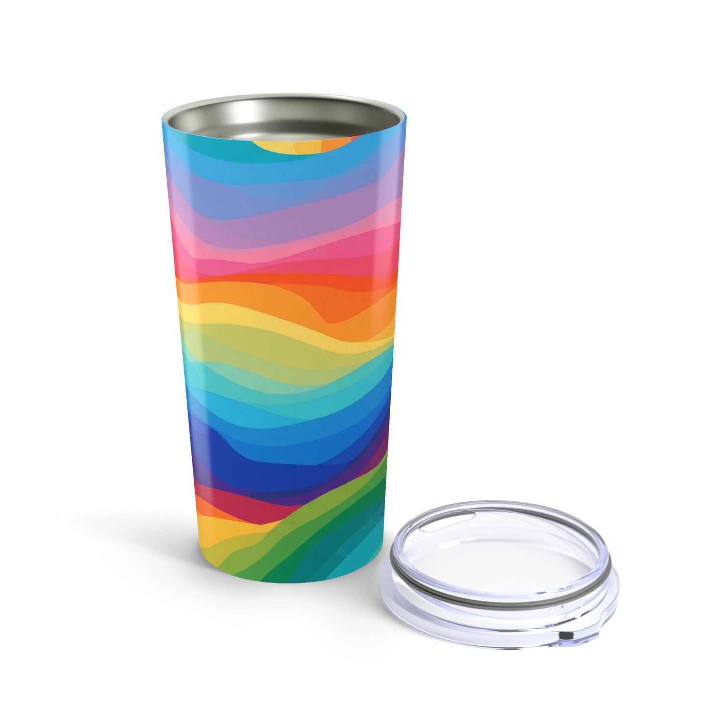 20oz Steel Tumbler With Double Wall Vacuum Insulation And Design Spill Resistant Travel Mug For Hot Cold Beverages