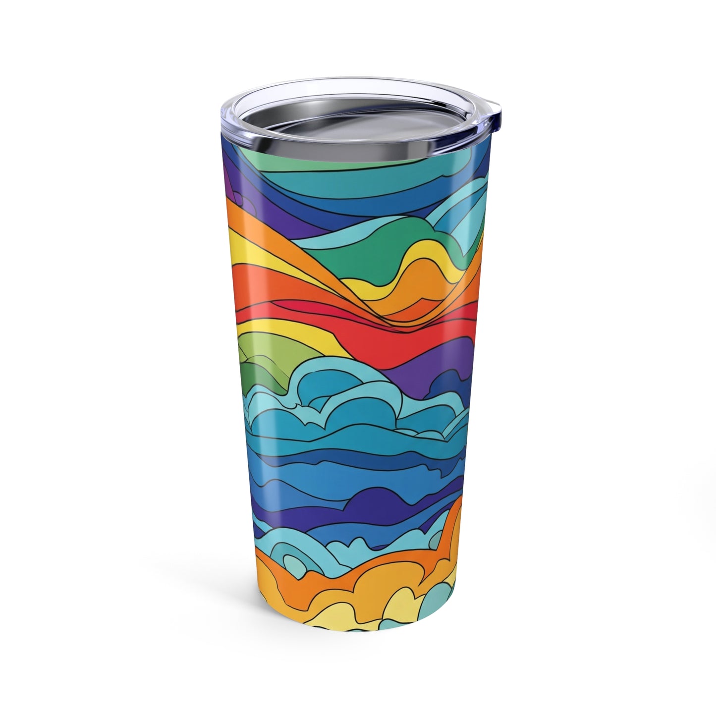 20oz Stainless Steel Travel Mug With Double Wall Vacuum Insulation Spill Resistant BPA Free Dishwasher Safe Coffee