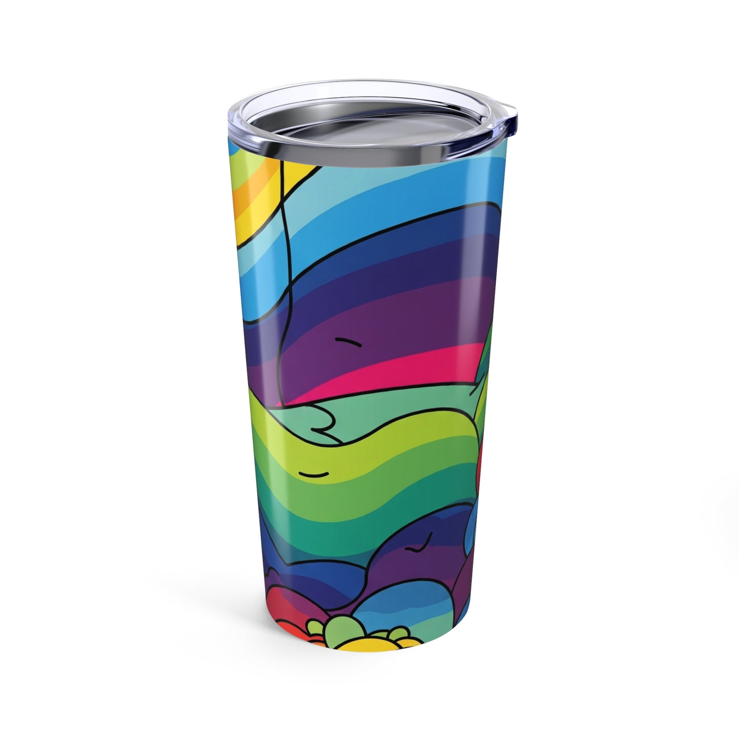 20 Oz Stainless Steel Tumbler With Double Wall Vacuum Insulation Spill Resistant Design For Travel Dishwasher Safe