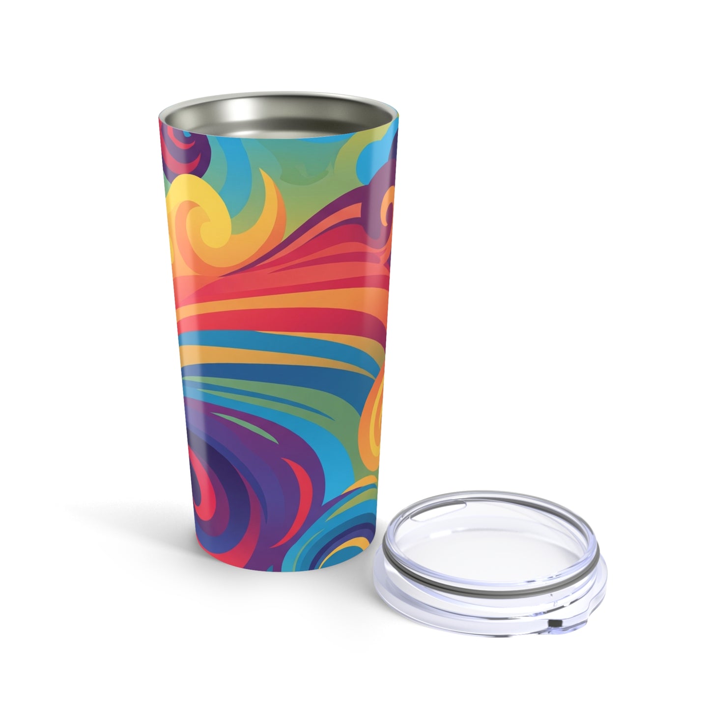 20oz Stainless Steel Travel Mug With Double Wall Vacuum Insulation Spill Resistant Design For Hot And Cold Drinks