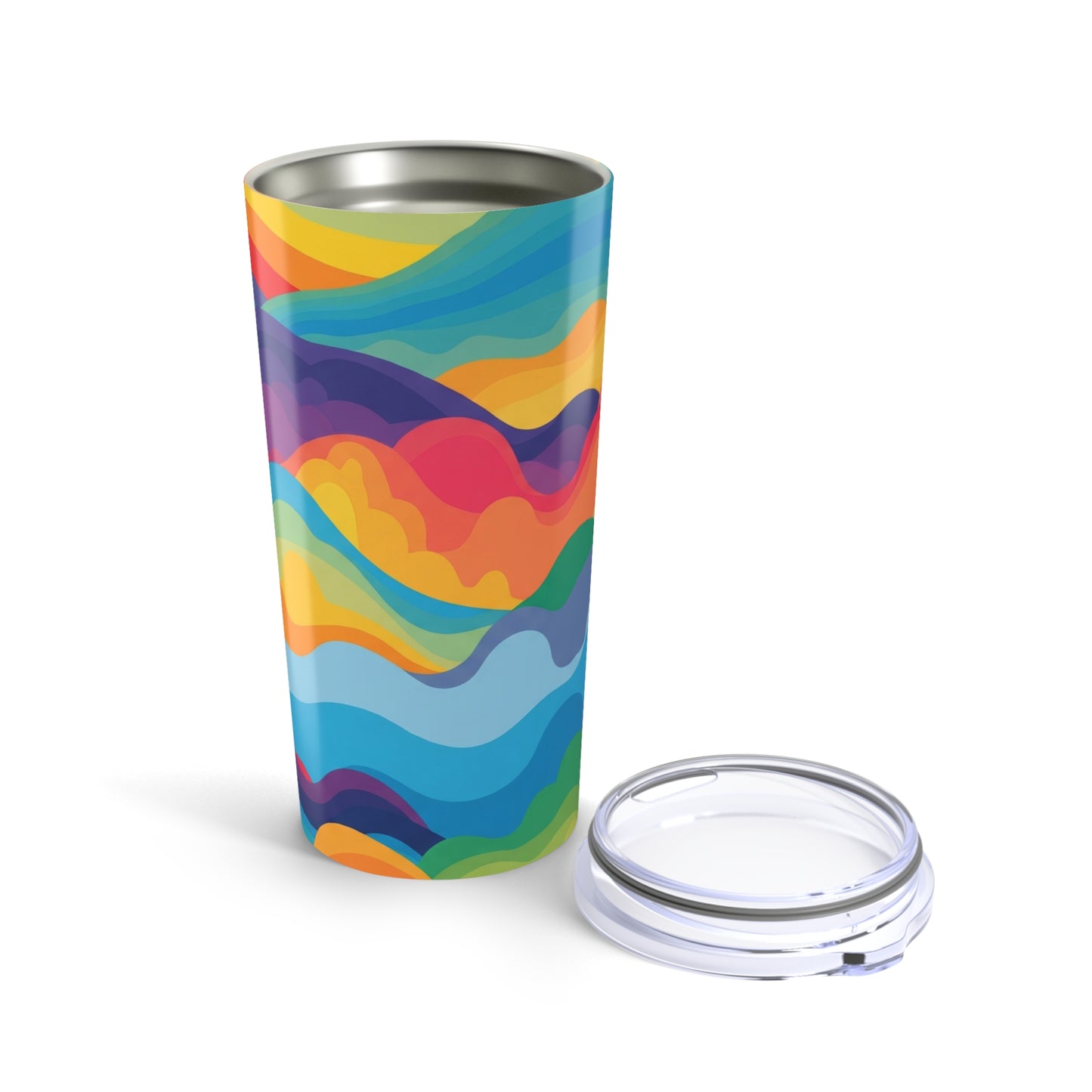 20 Oz Stainless Steel Insulated Travel Cup With Double Wall Keeps Hot Or Cold Beverages On The Go Dishwasher Safe