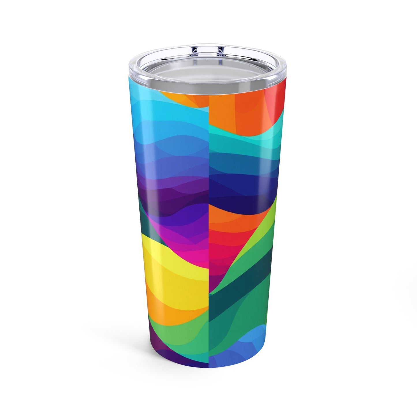 20oz Stainless Steel Tumbler With Printed Design Double Wall Vacuum Insulation Keeps Drinks Hot Or Cold Spill