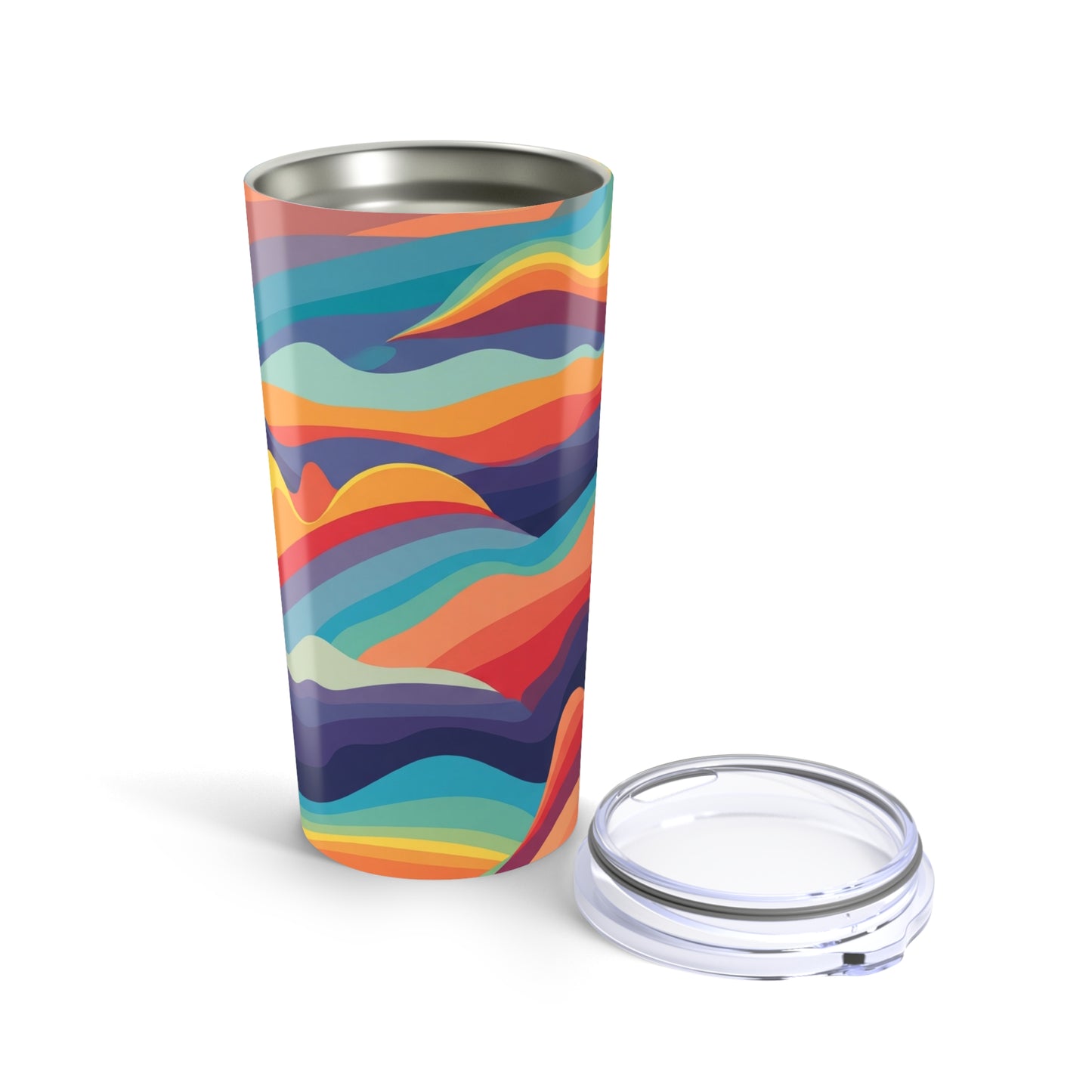 20oz Stainless Steel Tumbler With Double Wall Vacuum Insulation Spill Resistant Coffee Travel Mug For Hot Or Cold