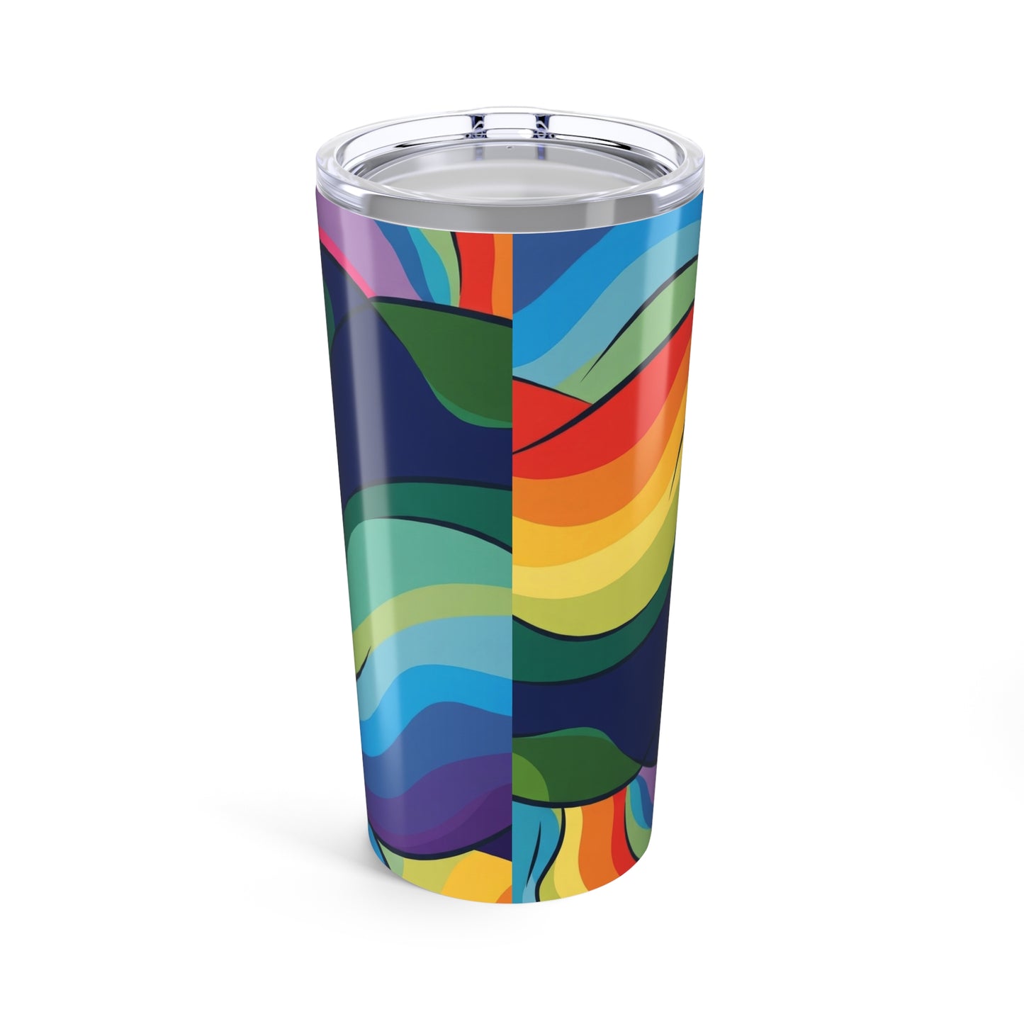 20Oz Stainless Steel Tumbler With Double Wall Vacuum Insulation Leak Proof BPA Free Printed Travel Mug With Lid