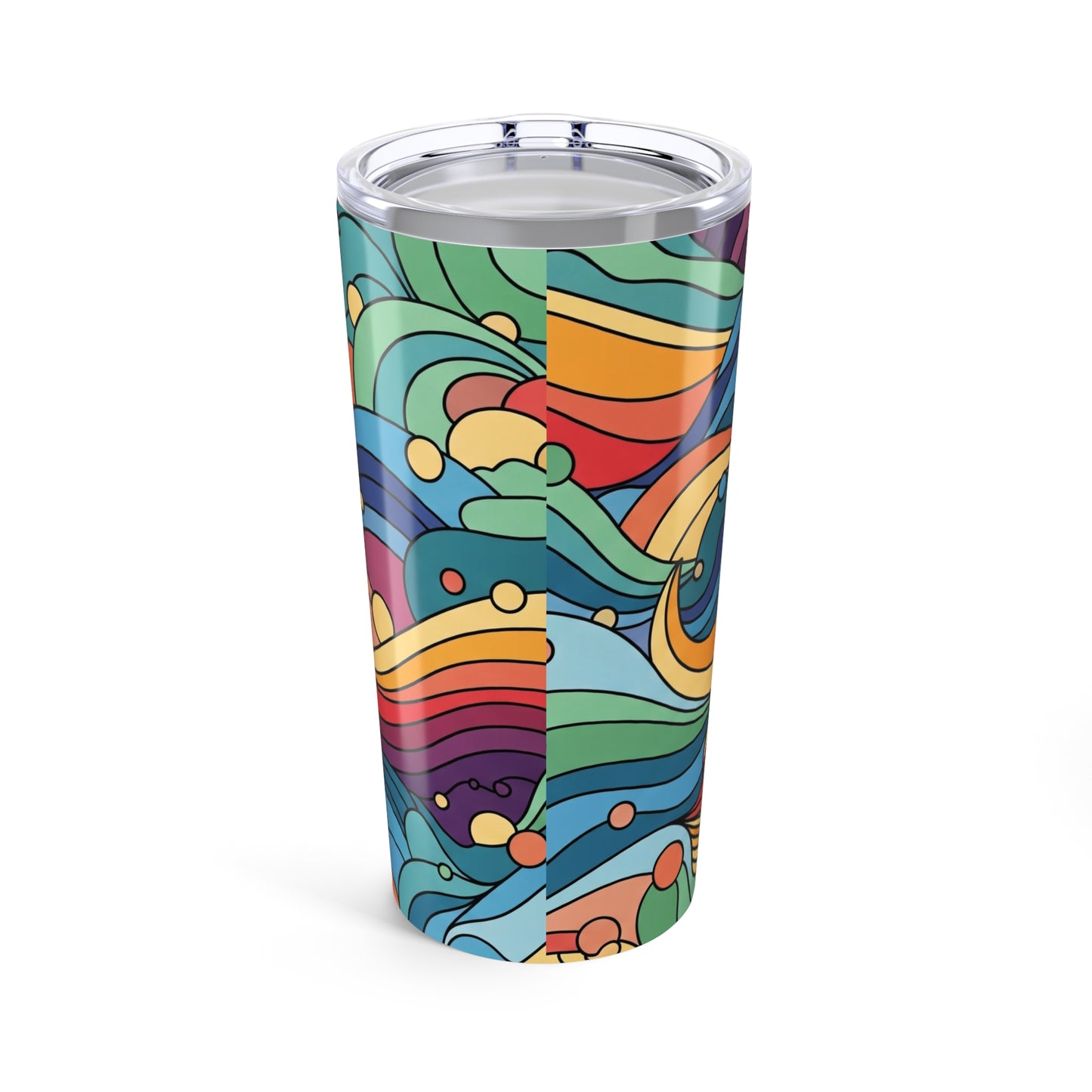 20 Ounce Stainless Steel Tumbler With Double Wall Vacuum Insulation Spill Resistant Design For Hot And Cold