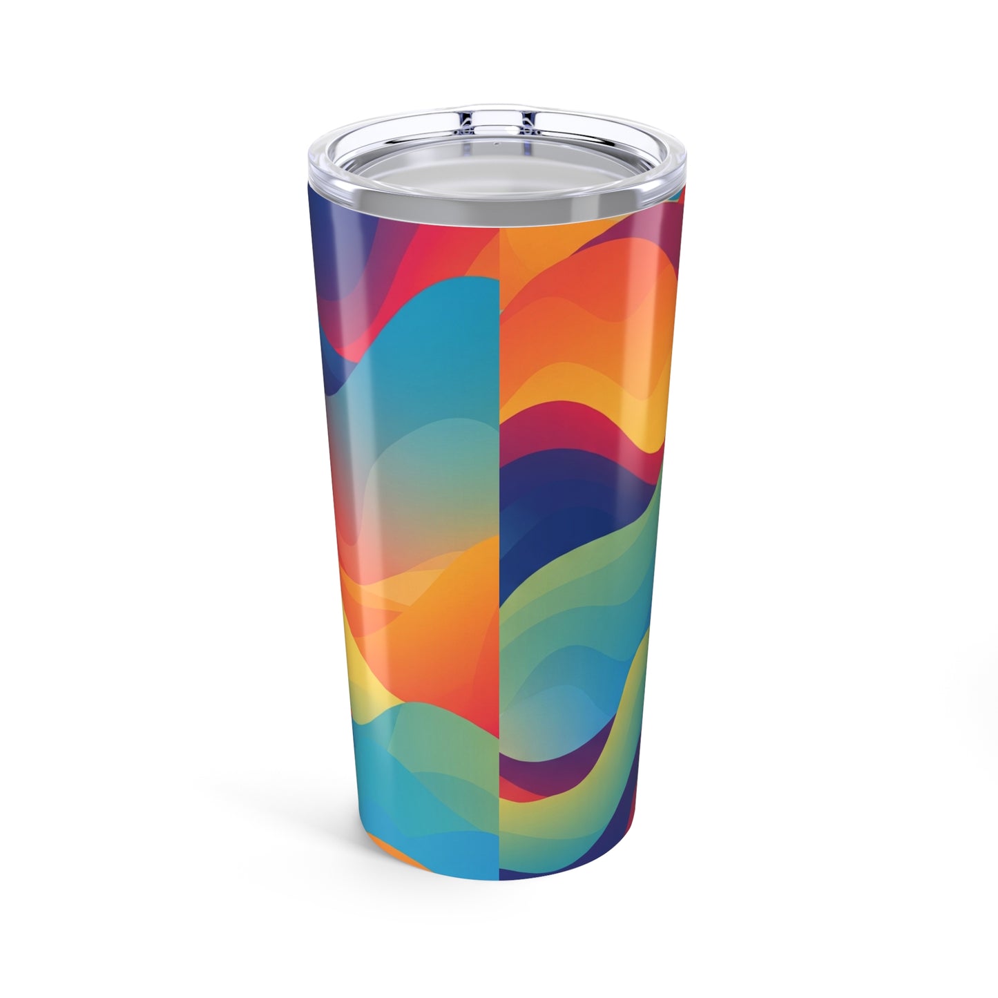 20oz Stainless Steel Travel Mug With Printed Design Double Wall Insulation Spill Resistant Dishwasher Safe Coffee