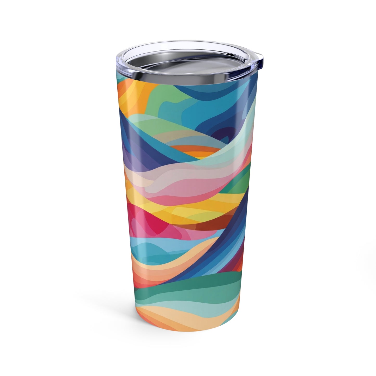 20 Ounce Stainless Steel Tumbler With Printed Graphics Double Wall Vacuum Insulated Travel Mug Spill Resistant Hot
