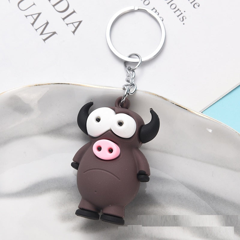 Monkey Key Ring Accessory Cute Animal Doll Soft Glue Keychain Decor Gift For Men And Women Cute Tiny Accessory