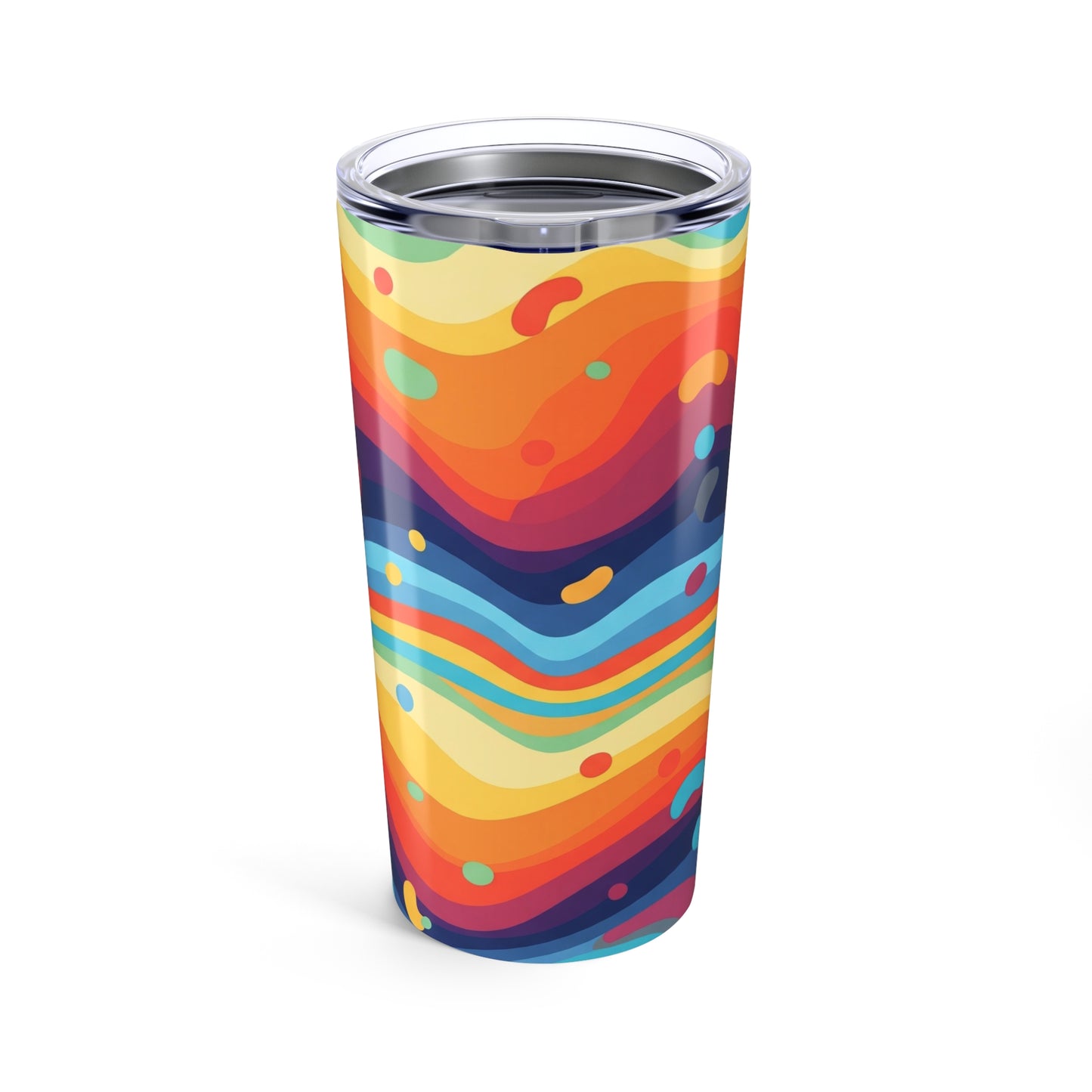 20oz Steel Tumbler With Double Wall Vacuum Insulation Spill Resistant Hot Cold Beverage Mug Dishwasher Safe Durable