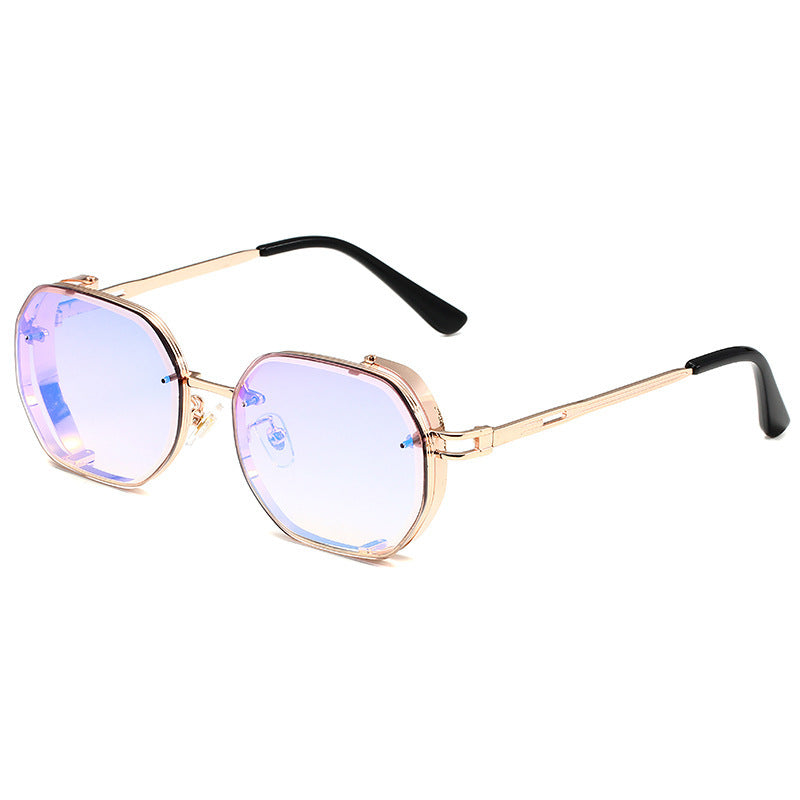 Mens Square Sunglasses Metal Frame Driving Glasses Outdoor Sports Eyewear Fashionable Durable PC Lens In Color Variant