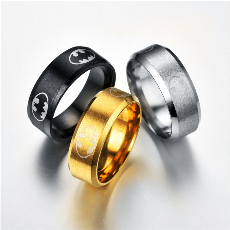 Womens Alloy Ring Electroplated Statement Jewelry Fashion Design Ring European And American Style Tricolor Mix