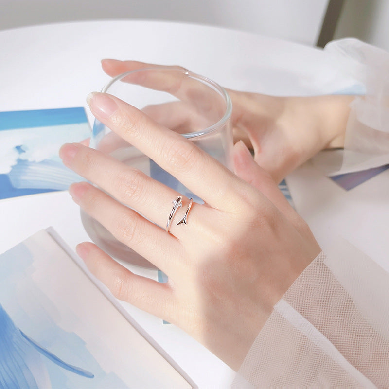 Silver Ring Female Korean Style