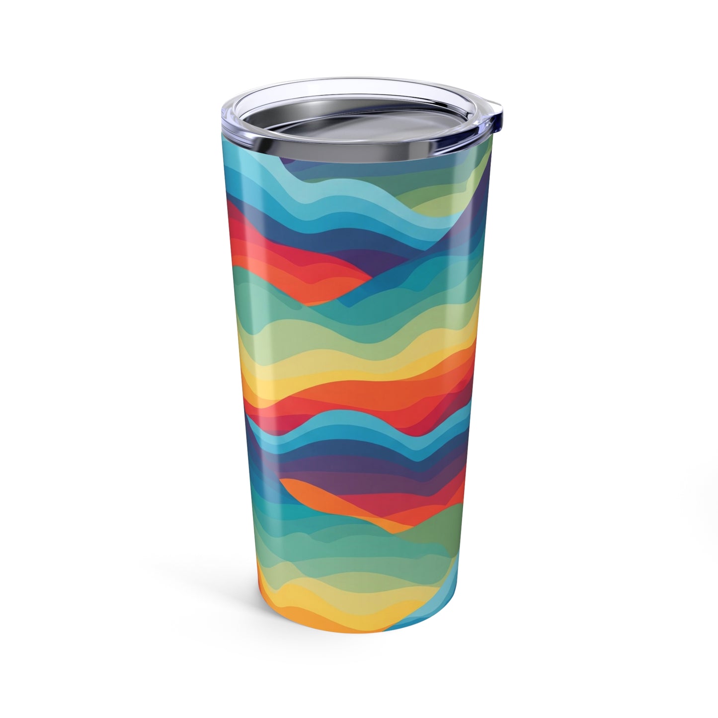 20oz Stainless Steel Tumbler With Double Wall Vacuum Insulation Spill Resistant BPA Free Printed For Hot And Cold