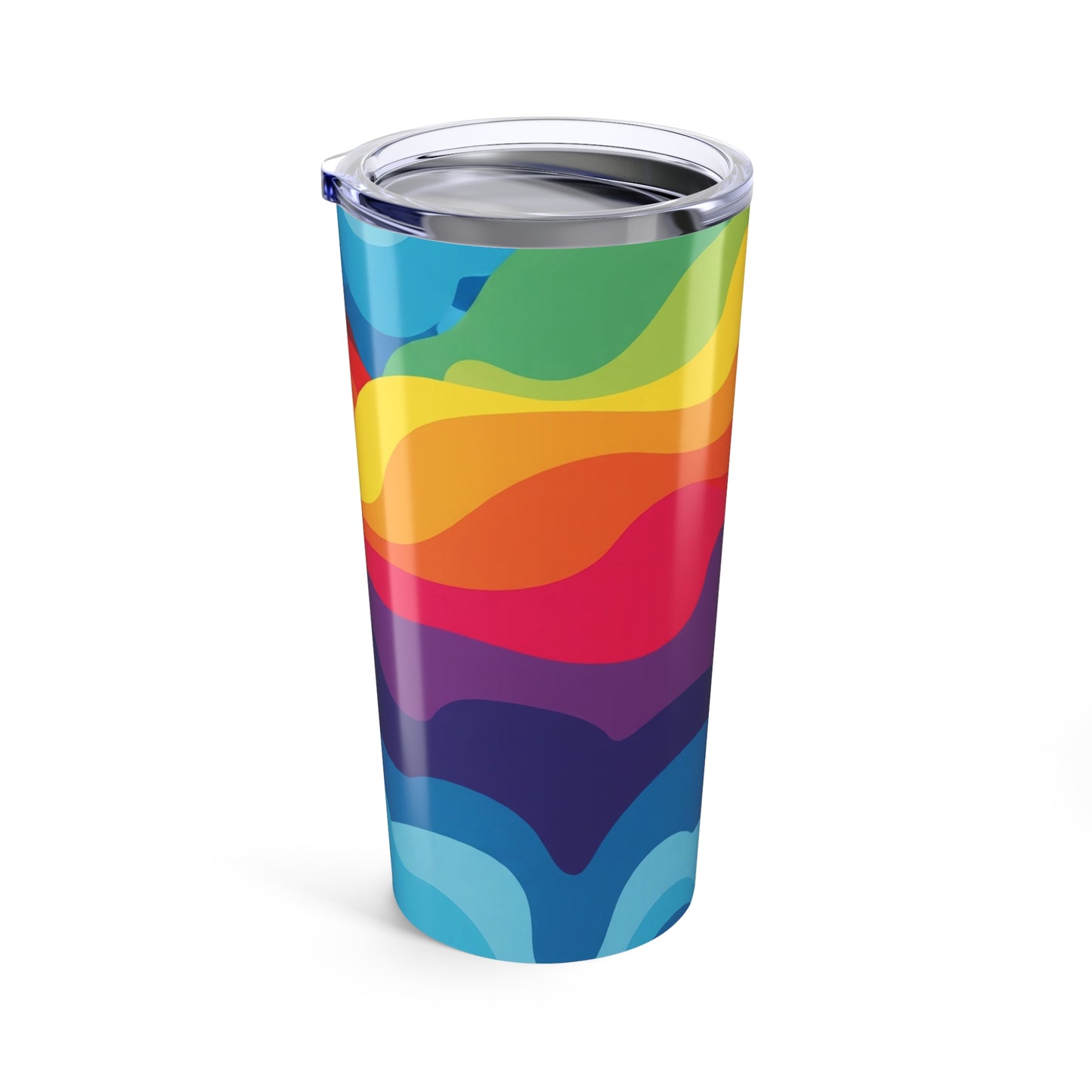 20oz Stainless Steel Tumbler Vacuum Insulation Leak Proof Travel Mug Printed Design Keeps Beverages Hot Or Cold