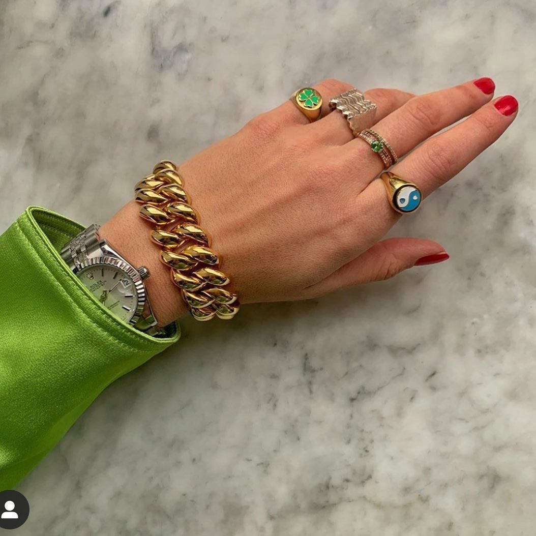 Unisex Enamel Daisy Ring Floral Design Brass Durable Fashion Jewelry Wear Special Occasions Giftable Accessory