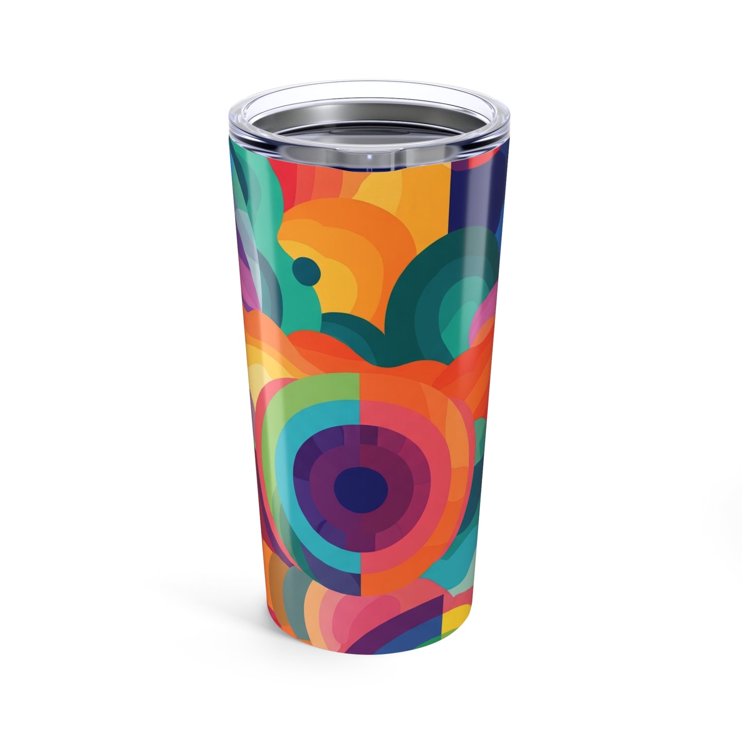 20 Ounces Stainless Steel Travel Mug Double Wall Vacuum Insulation Spill Resistant Dishwasher Safe Printed Coffee