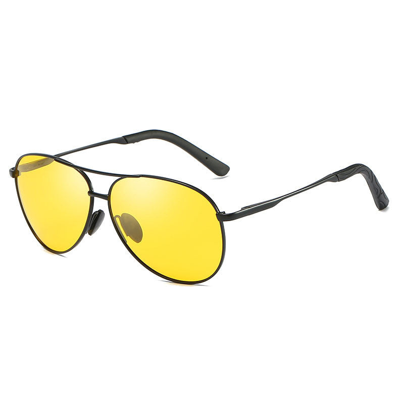 Polarized Sunglasses Day Night Vision UV400 Protection TAC Lenses Plastic Metal Frame Fashion Driving Outdoors