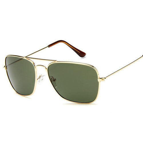 Retro Square Sunglasses Resin Lens UV Protection Eyewear
