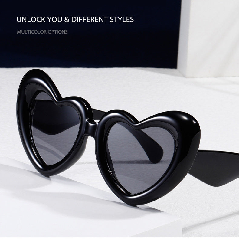 Heart Sunglasses For Men And Women UV Blocking Glasses
