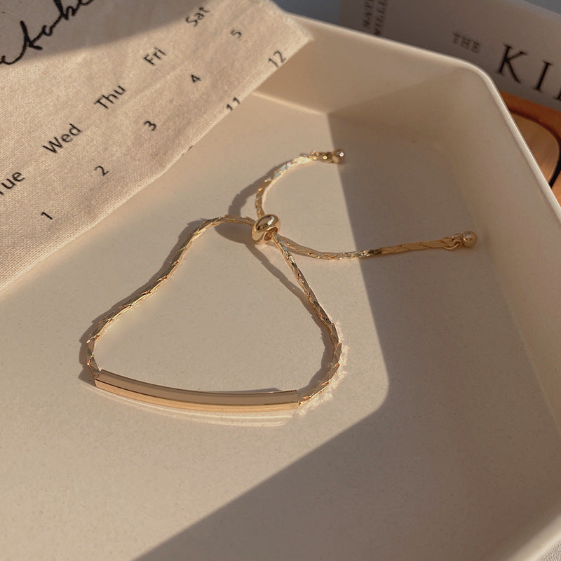 Women Titanium Steel Bracelet Electroplated Fashion Jewelry Beautiful Design Ladies Bangle Gift For Her Shines