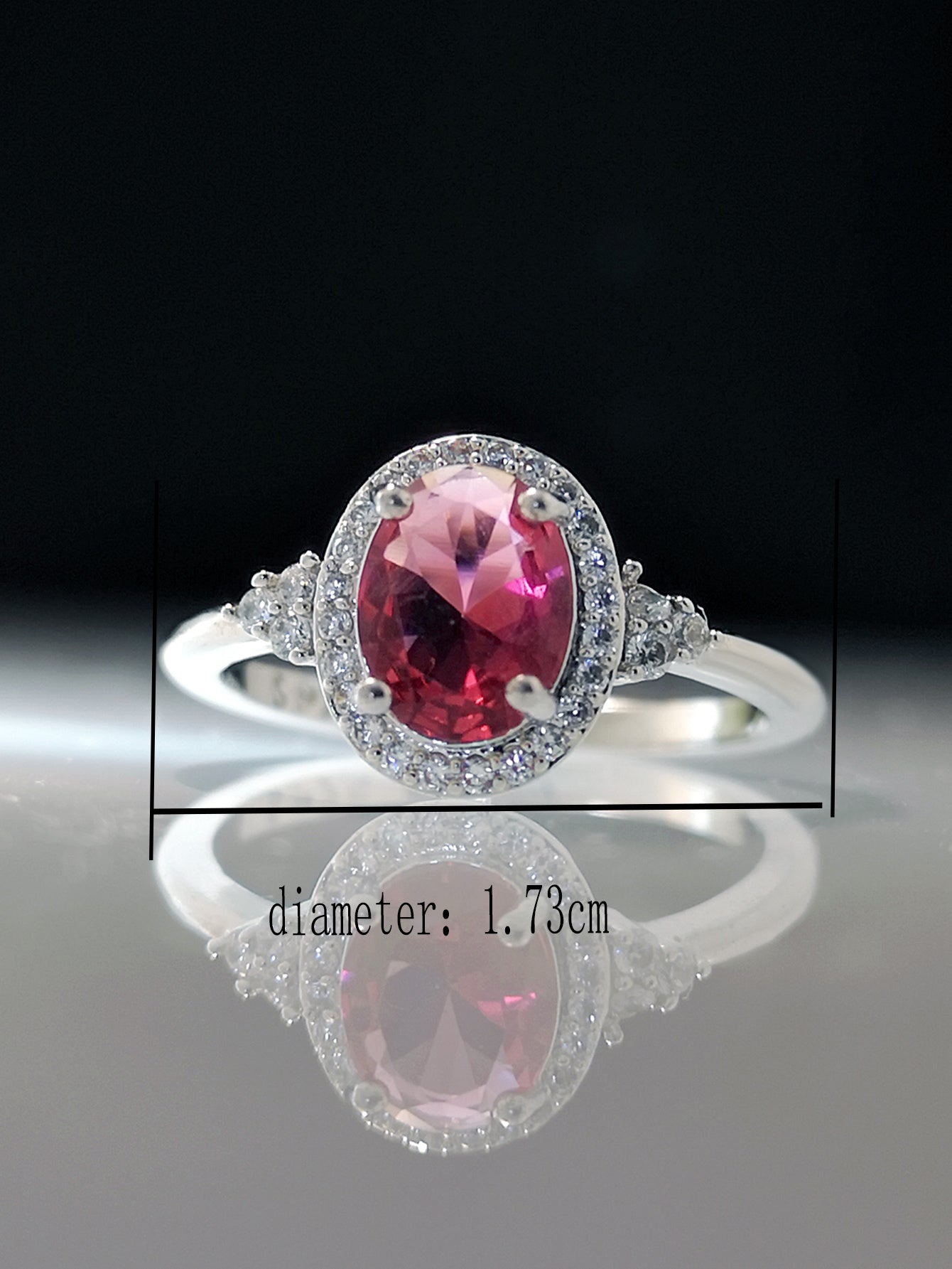 Womens Copper Ring With Geometric Design Zircon Inlay Electroplated Finish Fashion Jewelry For Her Daily Wear Everyday