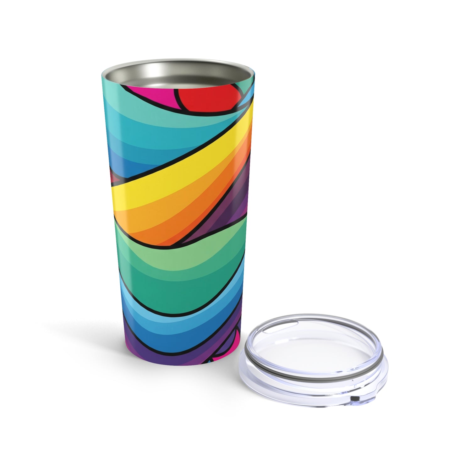 20oz Stainless Steel Tumbler With Double Wall Vacuum Insulation Leak Proof Design For Hot And Cold Beverages On