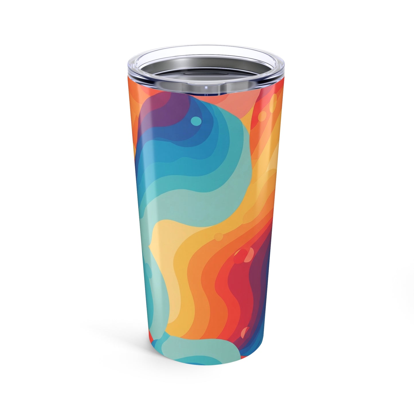 20oz Stainless Steel Printed Travel Mug Double Wall Vacuum Insulated Spill Resistant Hot Cold Beverage Dishwasher