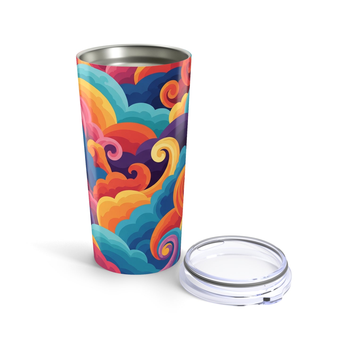 20oz Stainless Steel Tumbler With Lid Double Wall Insulation Keeps Beverages Hot Or Cold Leak Proof Travel Mug