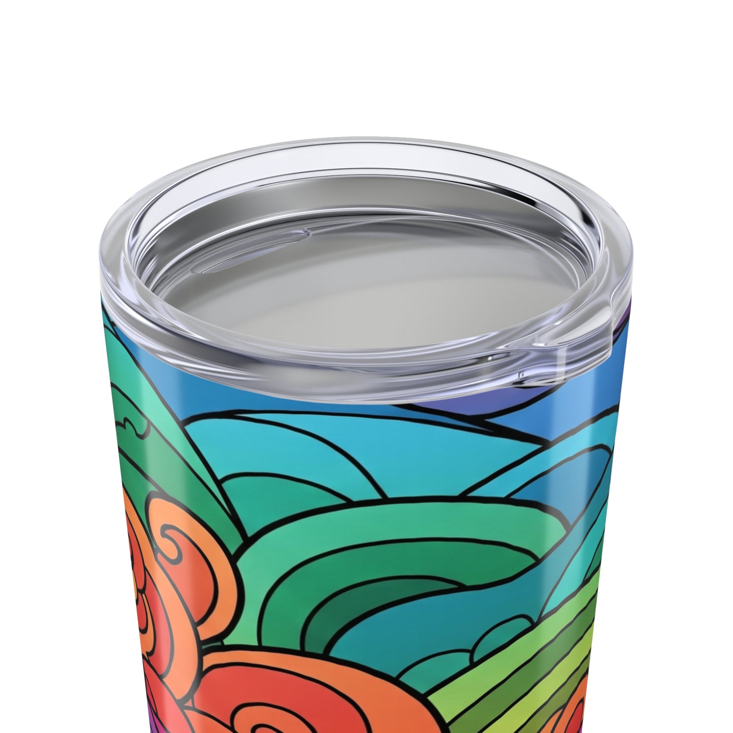 20 Ounce Stainless Steel Tumbler With Double Wall Vacuum Insulation Spill Resistant BPA Free Hot Cold Mug For