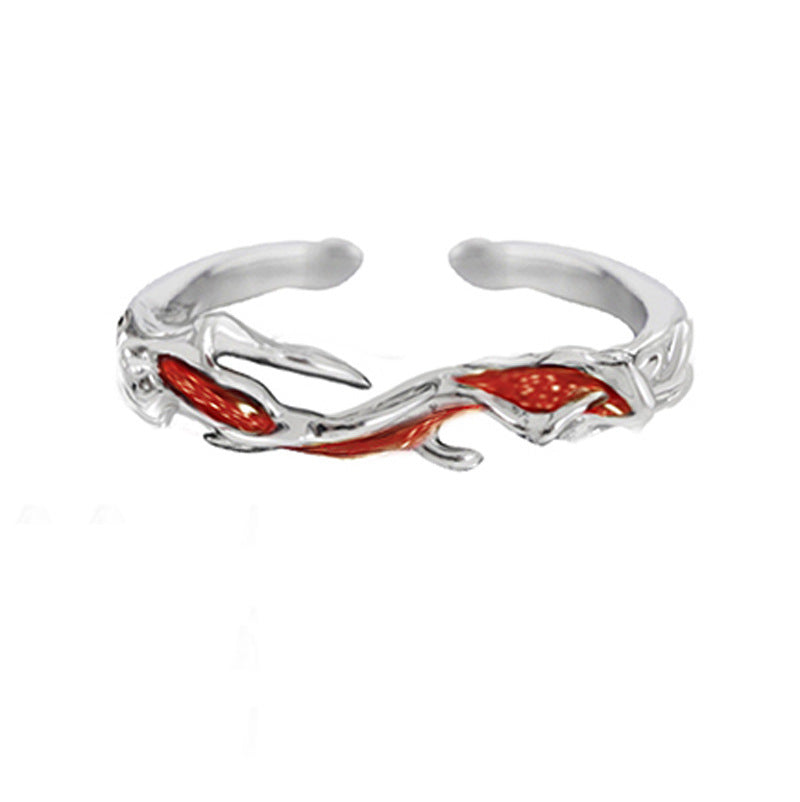 Women Alloy Ring With Inlaid Zircon Geometric Design Asymmetrical Foldable Irregular Texture Jewelry Elegant Style