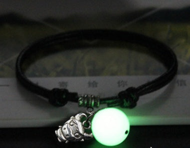 Unisex Luminous Alloy Bracelet Korean Design for Couples Opening Ceremony Anniversary Gift and Celebration Now