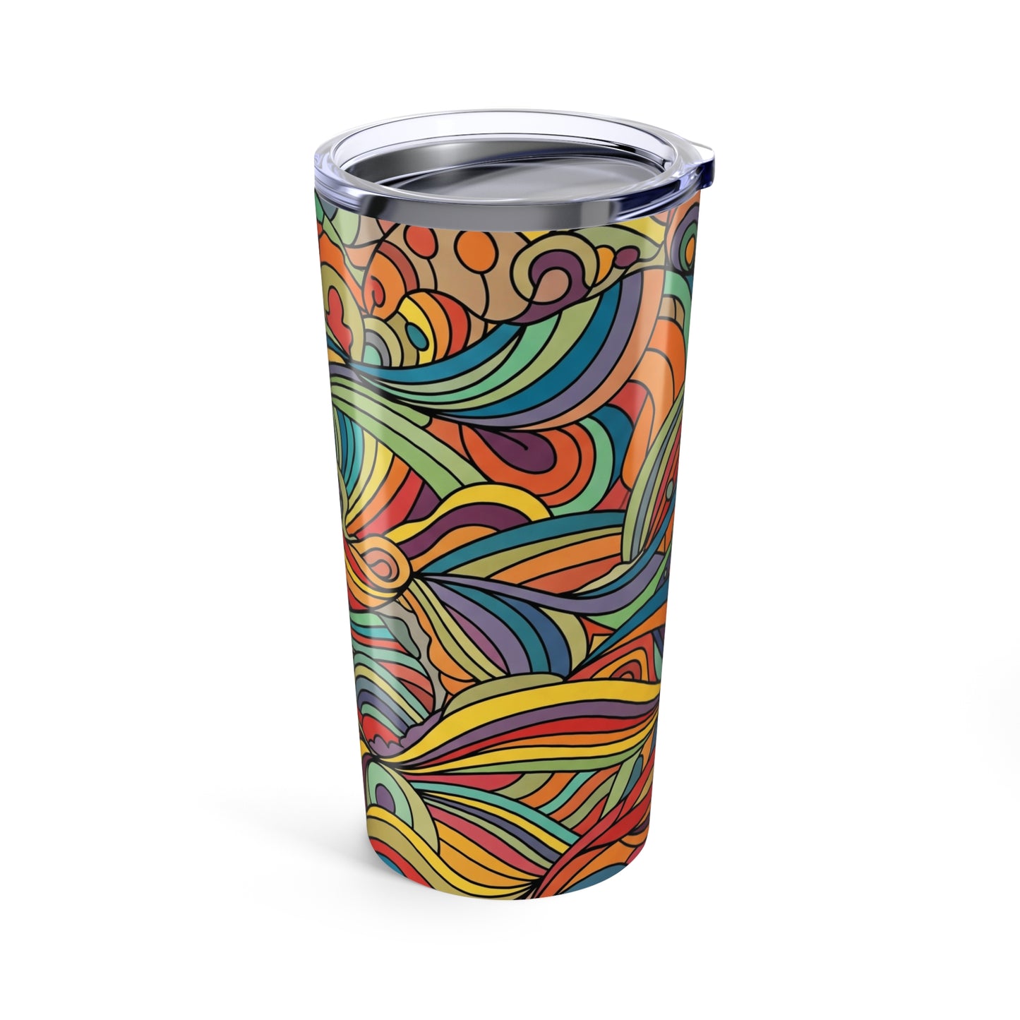 20oz Stainless Steel Tumbler With Double Wall Vacuum Insulation Spill Resistant Thermal Mug For Hot And Cold