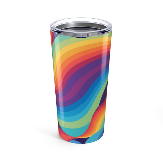 20oz Stainless Steel Insulated Tumbler With Printed Design Double Wall Vacuum Sealed Hot Cold Travel Coffee Mug